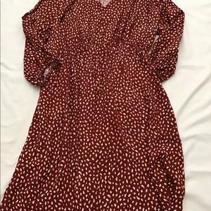 (Like New) Isabel Maternity Animal Print Longsleeve Dress